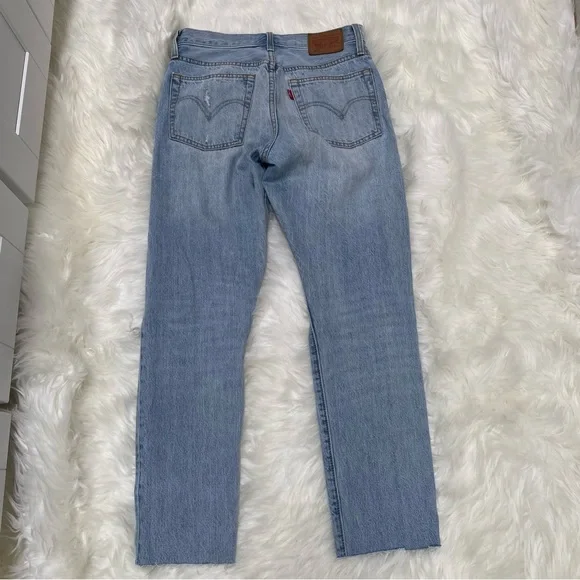 Levi’s 501 straight leg ripped jeans - Picture 7 of 10